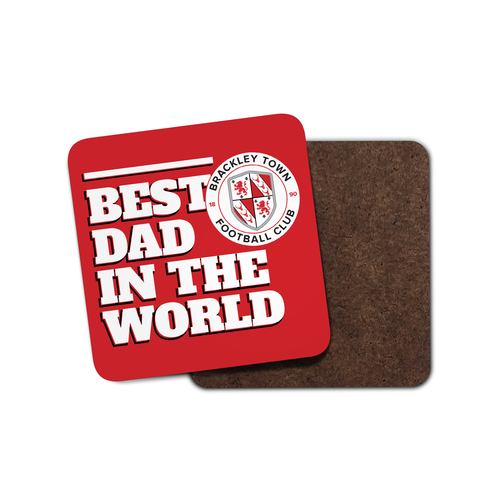 Brackley Town Football Club 'Best Dad in the World' Coaster.