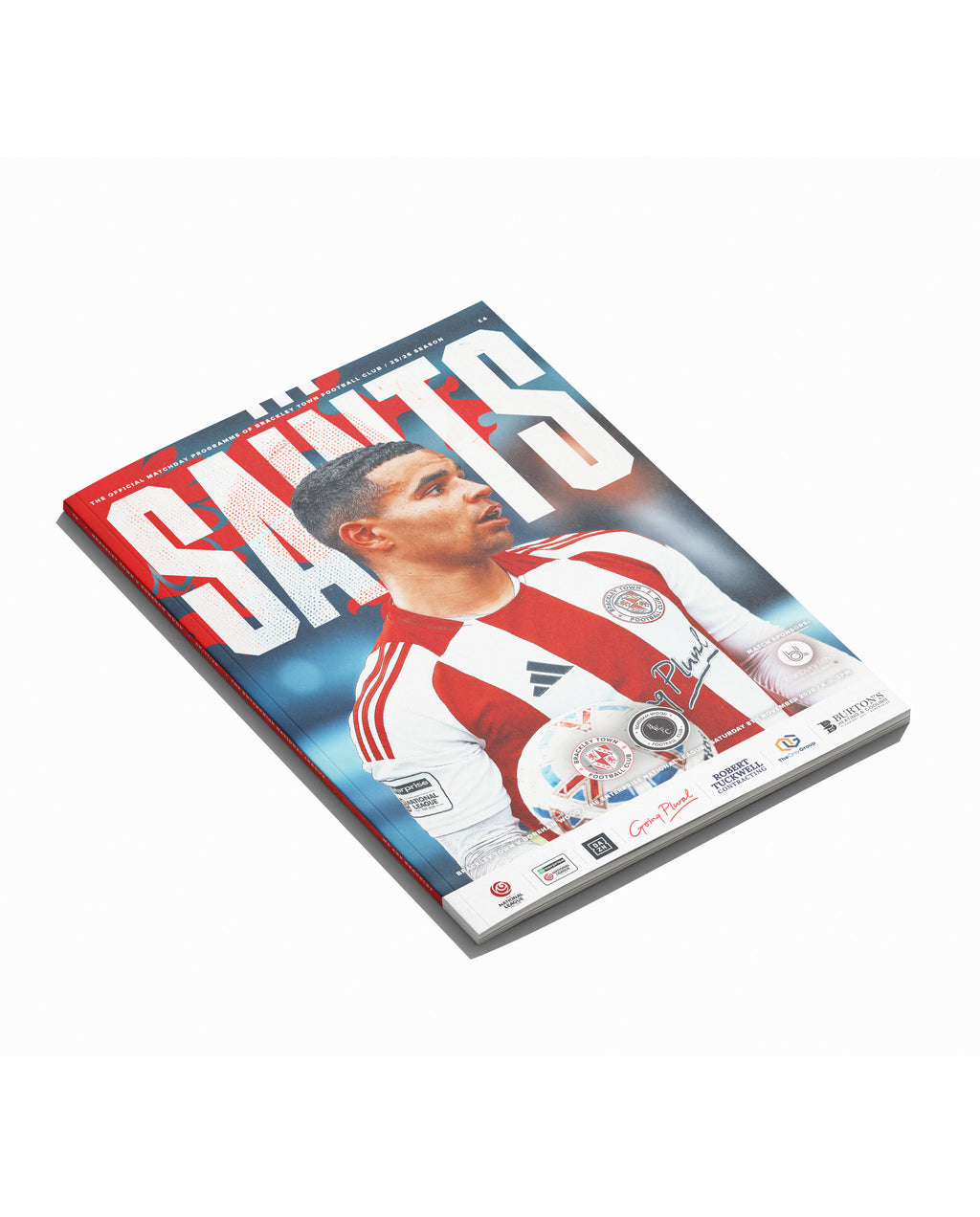 Brackley Town v Boreham Wood 25/26 Match day Programme