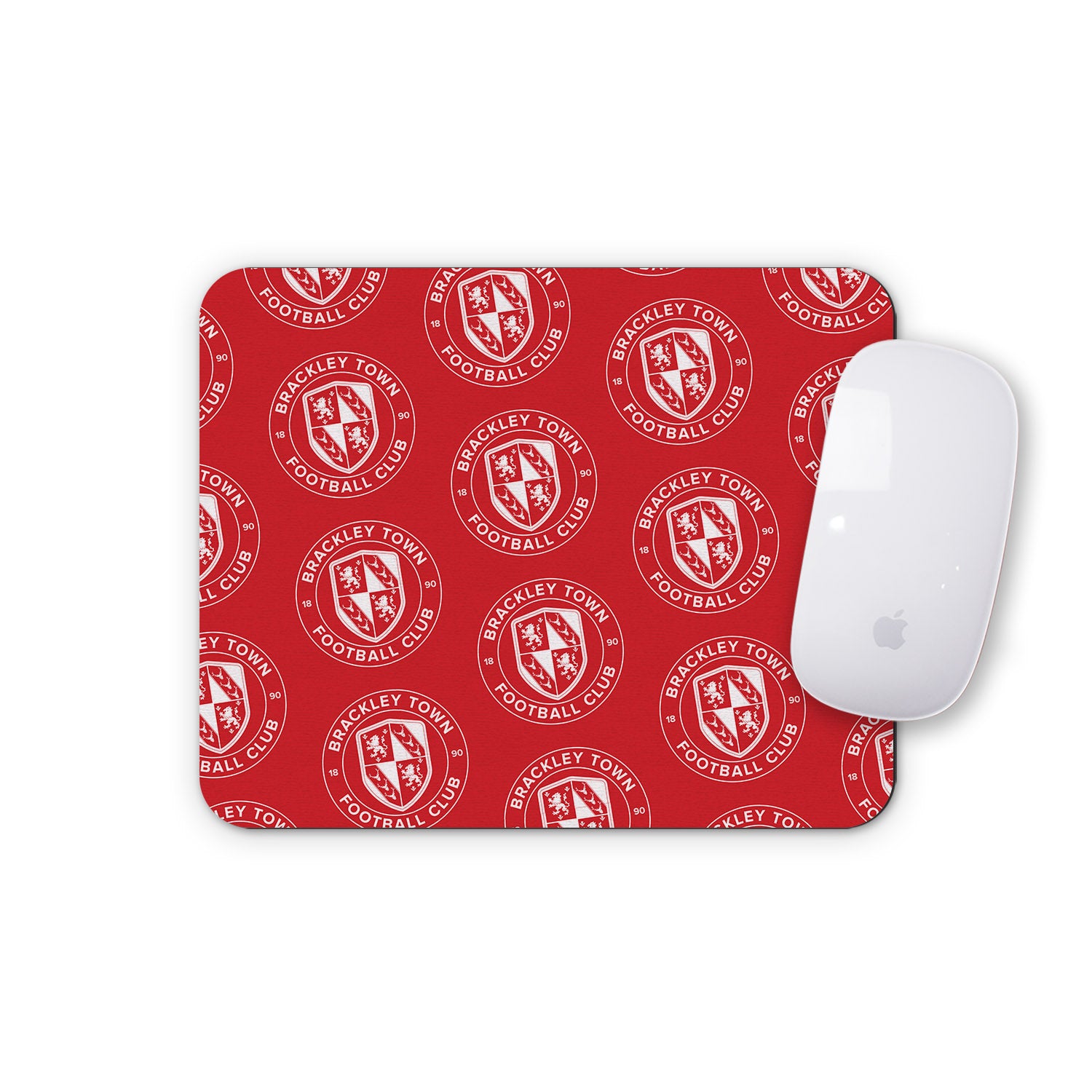 Repeat Crest Mousemat - Red